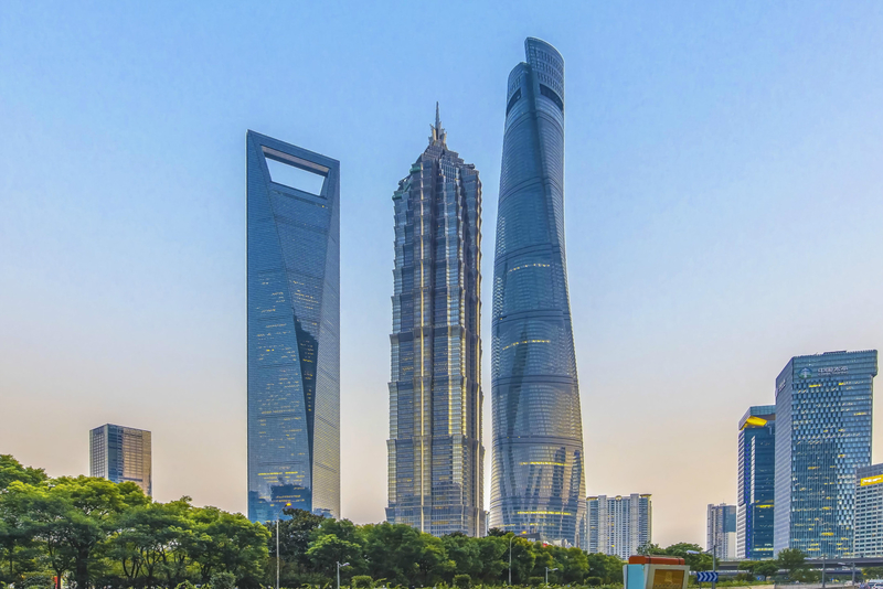 上海环球金融中心航拍